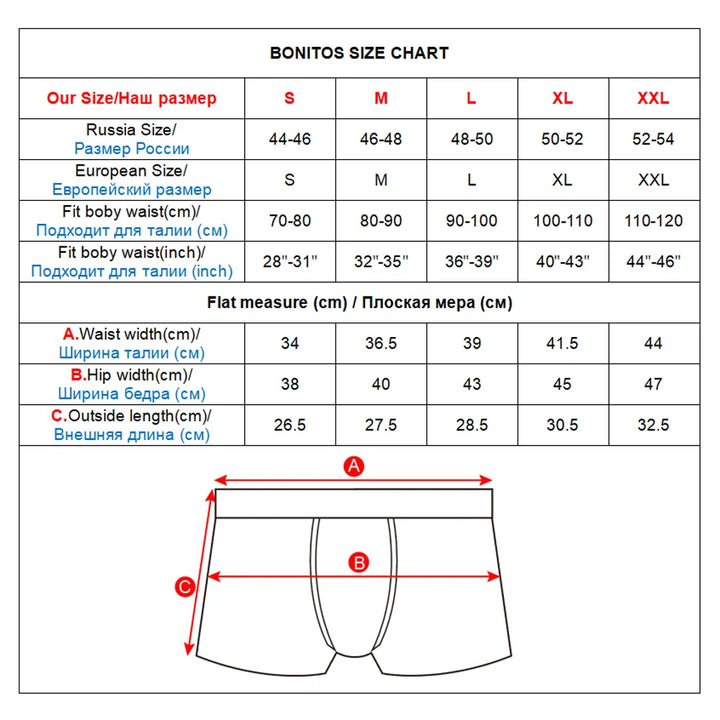 4pcs Boxer Shorts BONITOS