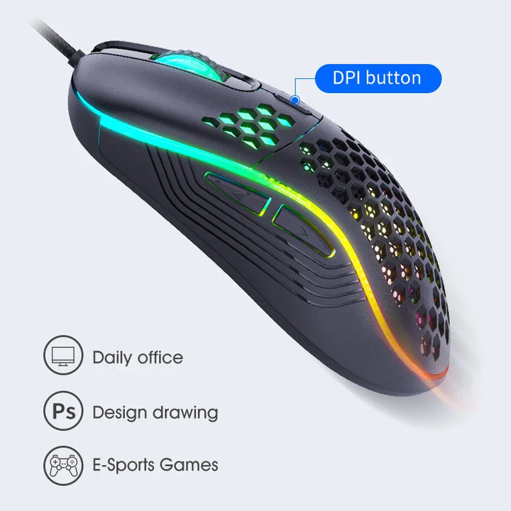 DIWROLY Gaming Mouse Mechanical