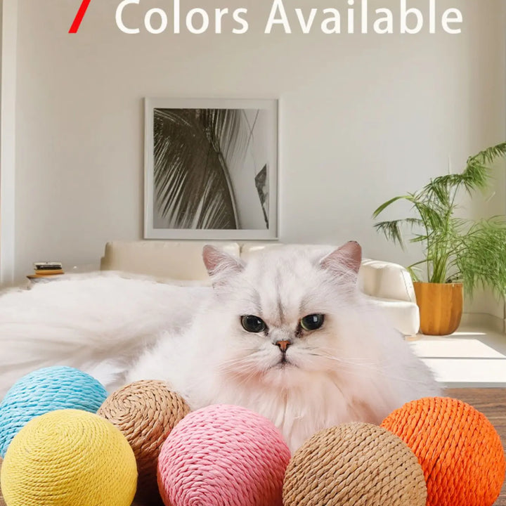Cat Scratching Ball