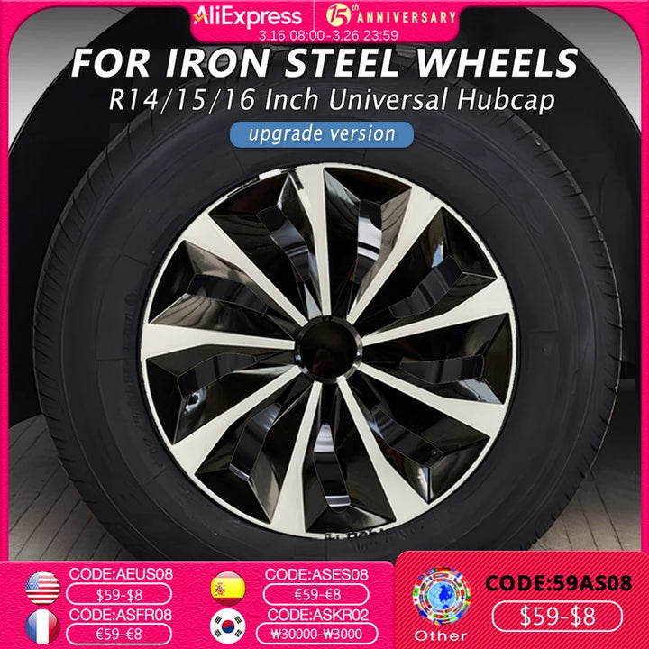 Universal Wheel Cover Hubcap Replacement