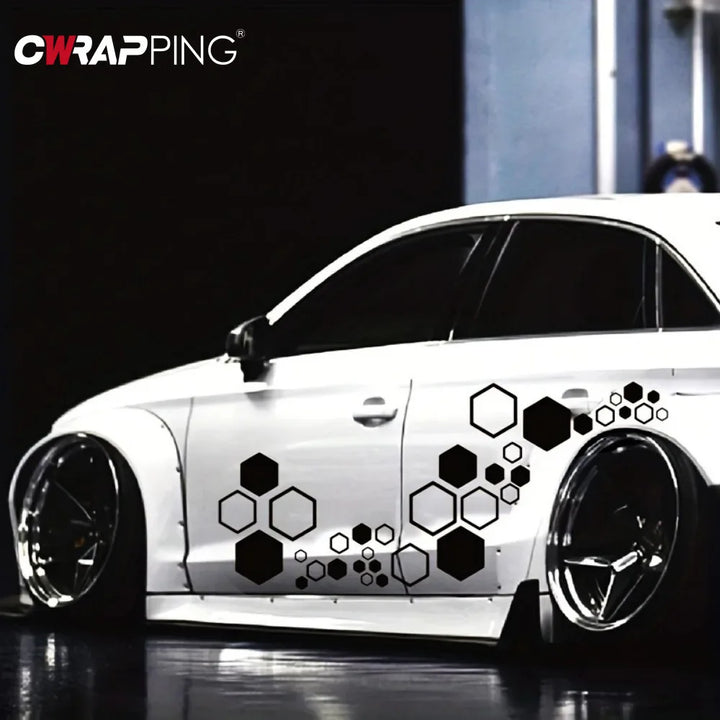 Car Honeycomb Vinyl Decals