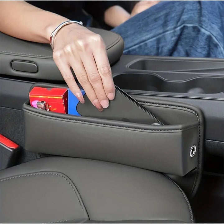 Universal Car Seat Gap Organizer PU