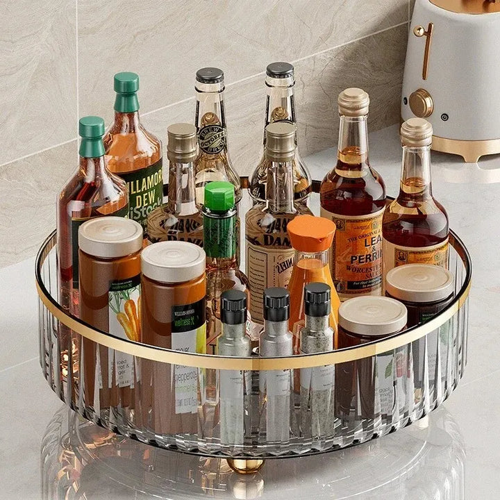 Rotating Tray Spice Rack Pantry