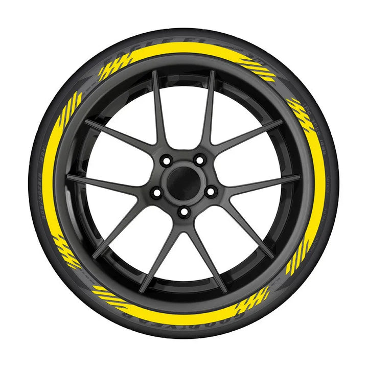 3D Car Tires & Rim Stickers