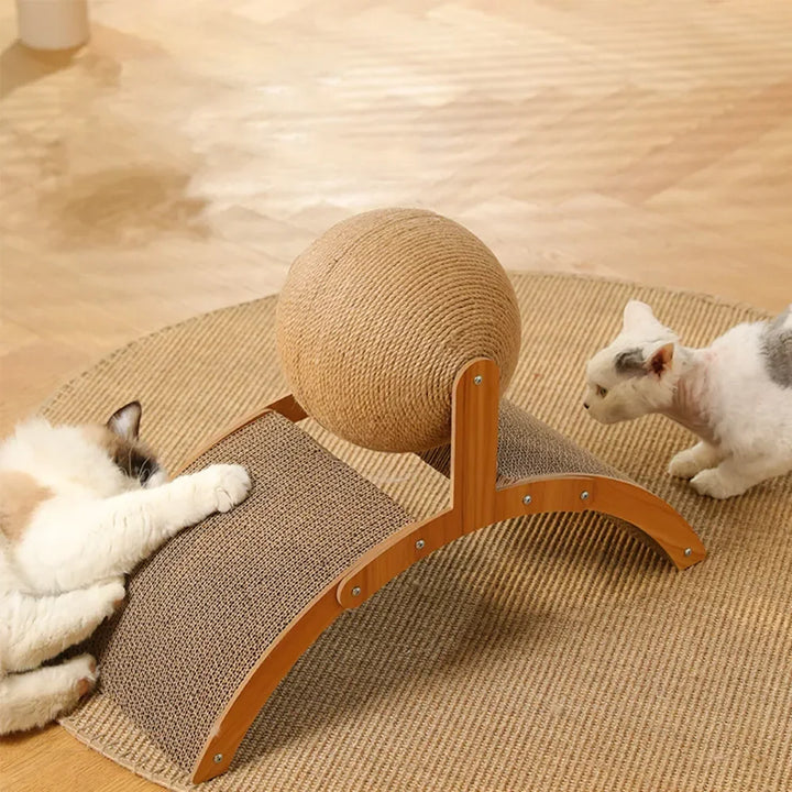 Ball Wooden Cat Scratcher