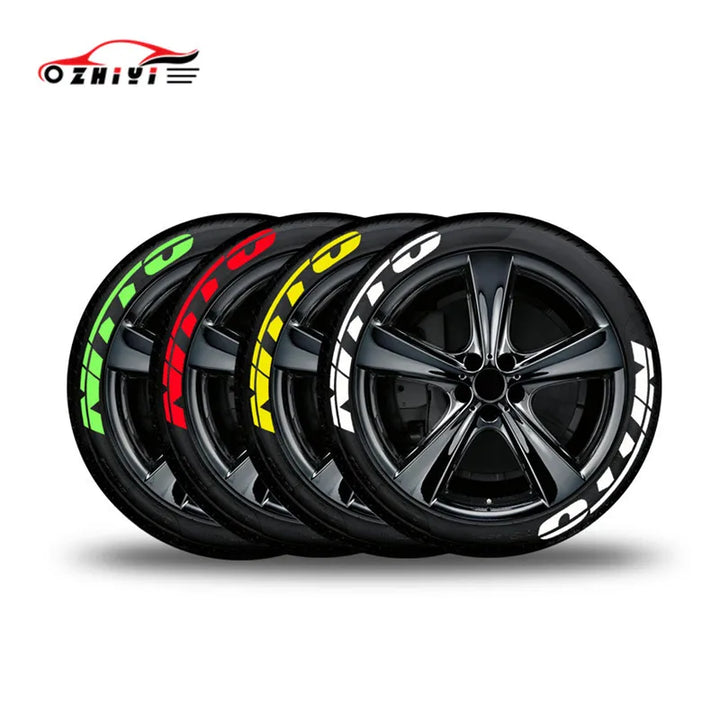 3D Car Tires & Wheel Stickers