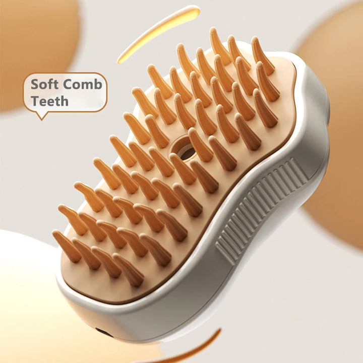 Steamy Pet Dog Brush Cat Steam Brush