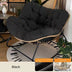 X&D Human Bird Nest Rattan Weaving Rocking Chair