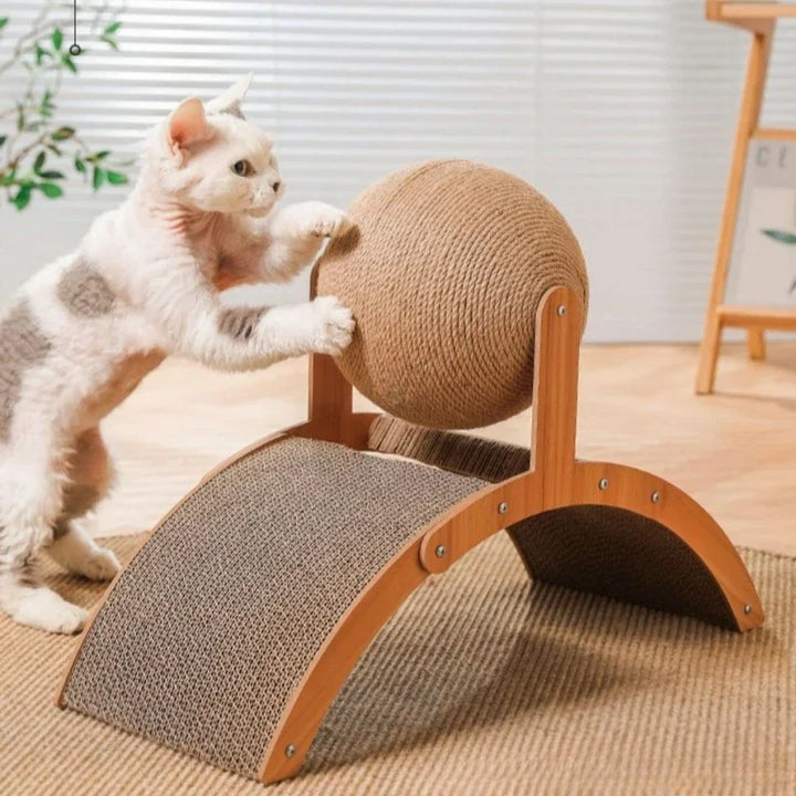 Ball Wooden Cat Scratcher