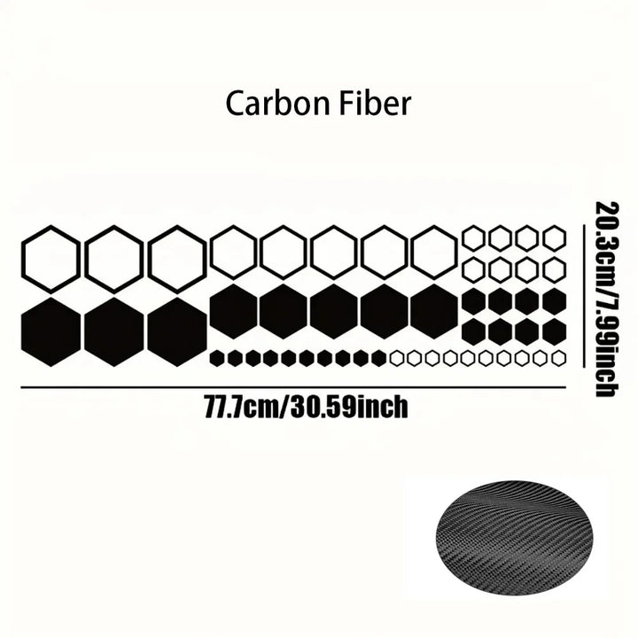 Car Honeycomb Vinyl Decals