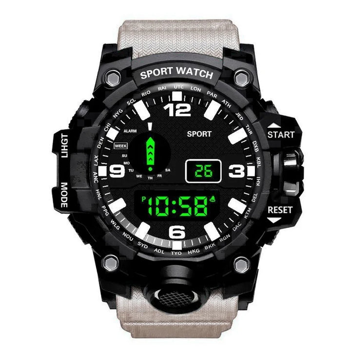 RUBBER Sports Electronic Wristwatch