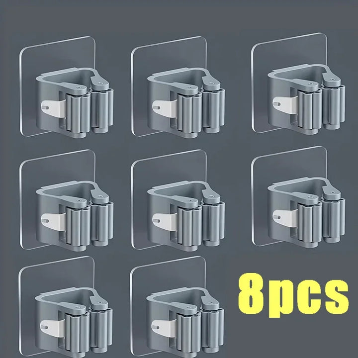 Mop Holder Self-adhesive Broom Stand