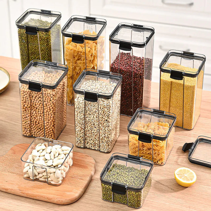 Sealed Jars Kitchen Grain Storage Organizer Large