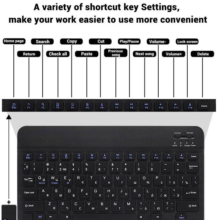 EMTRA Wireless Bluetooth mini keyboard