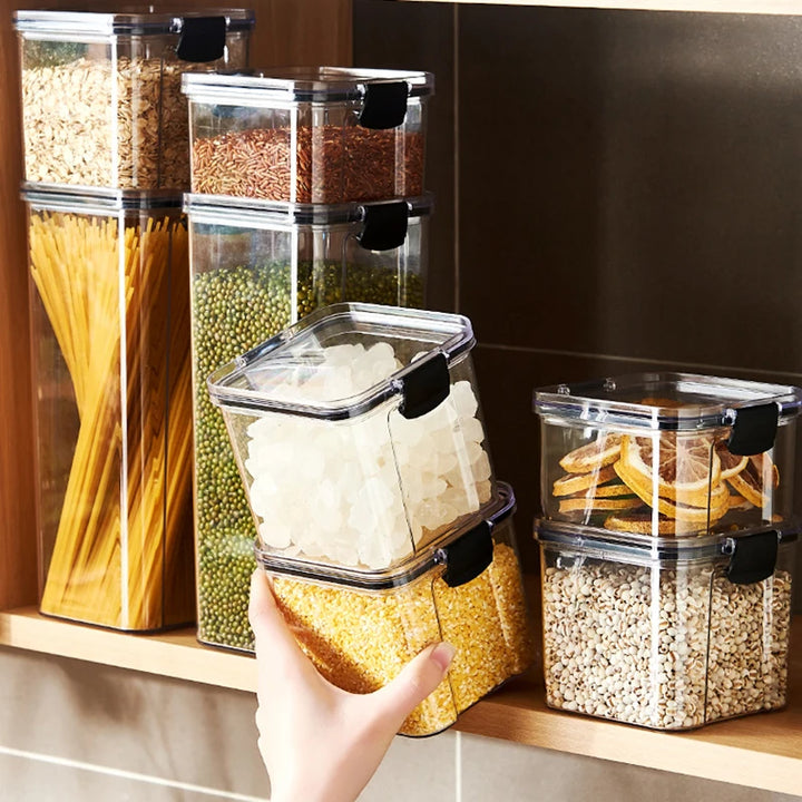 Sealed Jars Kitchen Grain Storage Organizer Large