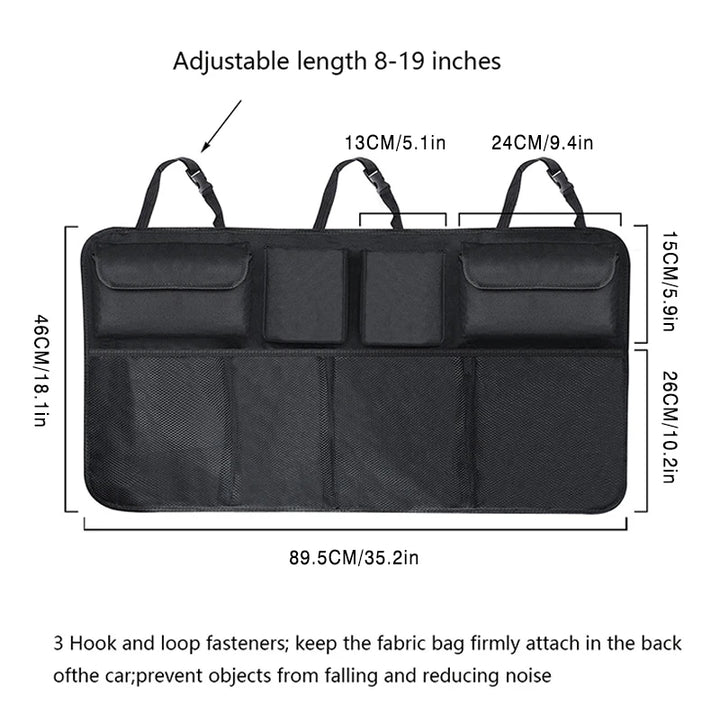 Car Trunk Hanging Storage Bag Back Seat