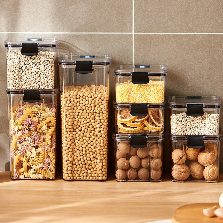Sealed Jars Kitchen Grain Storage Organizer Large