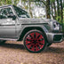 15 Inch Red Black Wheel Covers