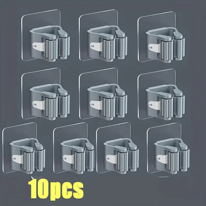 Mop Holder Self-adhesive Broom Stand