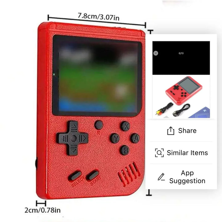 Red Retro Classic Games