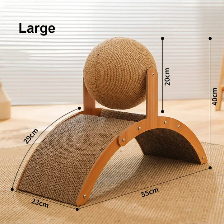 Ball Wooden Cat Scratcher