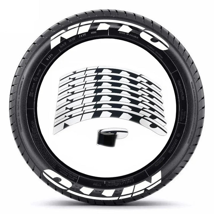 3D Car Tires & Wheel Stickers