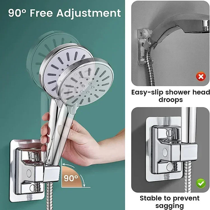 ABS Shower Head Holder Wall Mounted Shower Rack