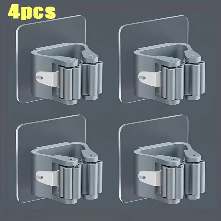 Mop Holder Self-adhesive Broom Stand