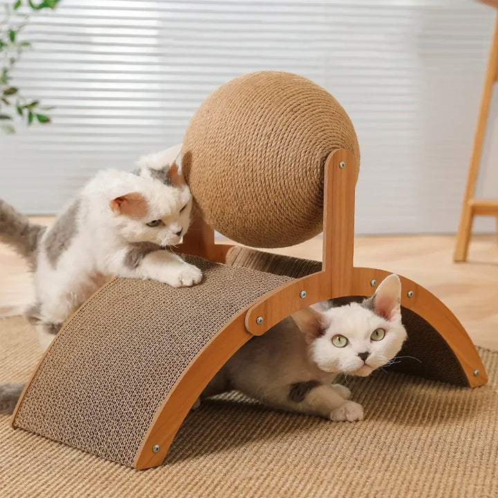 Ball Wooden Cat Scratcher