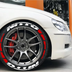 rubber tire letter stickers waterproof