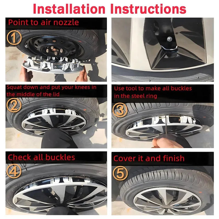 Universal Wheel Cover Hubcap Replacement