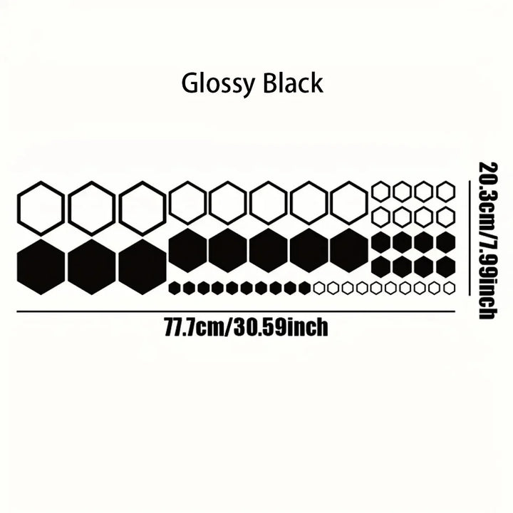 Car Honeycomb Vinyl Decals