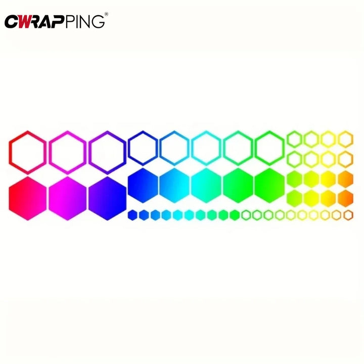 Car Honeycomb Vinyl Decals
