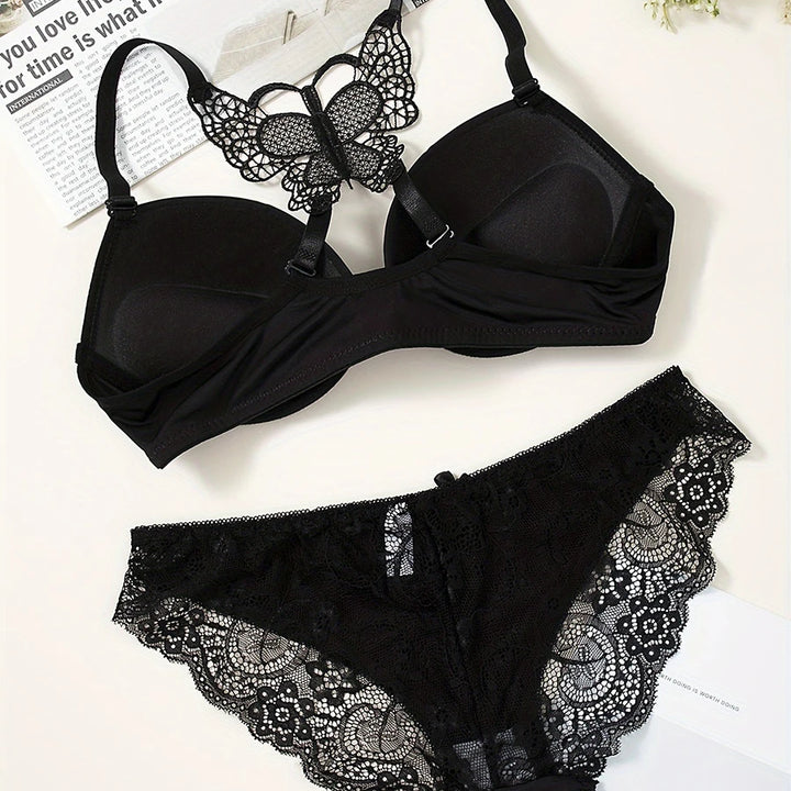 1 Piece Lace Stitching Bra