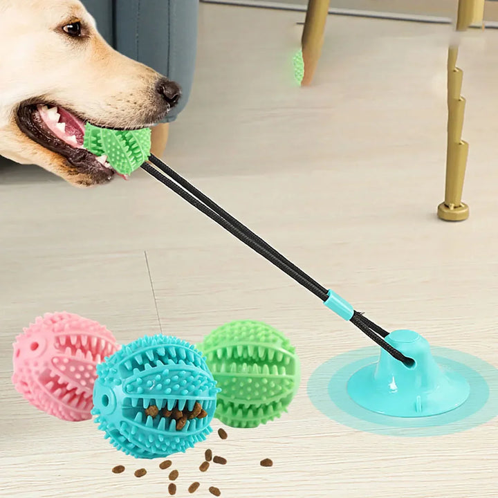 Interactive Dog Suction Cup Toy with