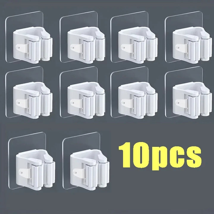 Mop Holder Self-adhesive Broom Stand