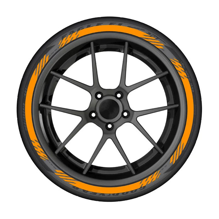 3D Car Tires & Rim Stickers