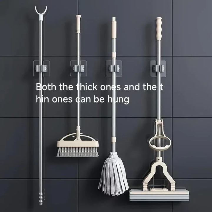 Mop Holder Self-adhesive Broom Stand