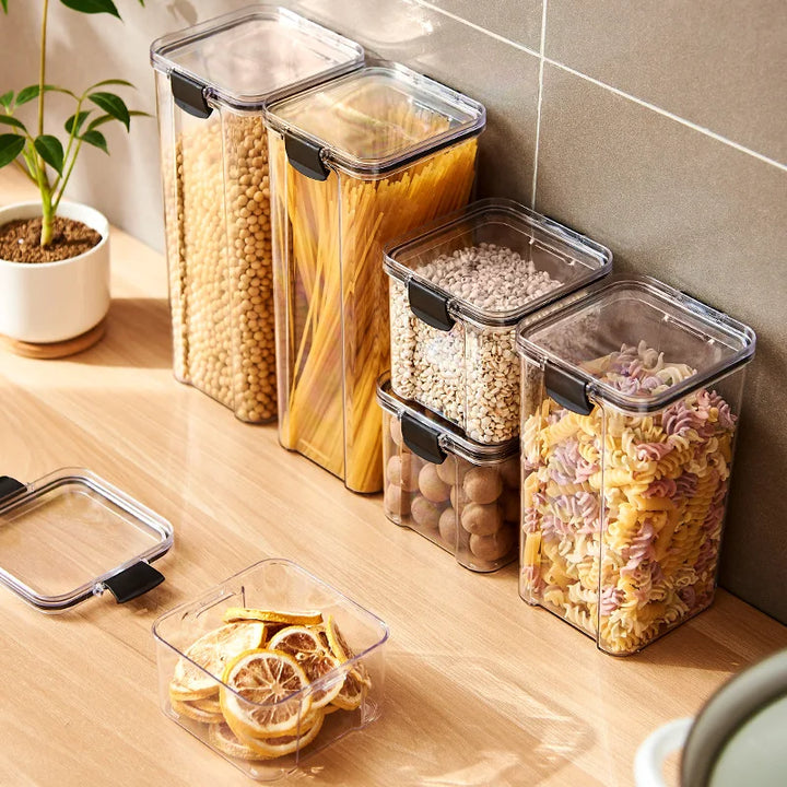 Sealed Jars Kitchen Grain Storage Organizer Large