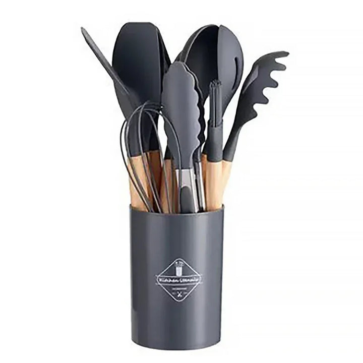 12Pcs Silicone Cooking Utensils