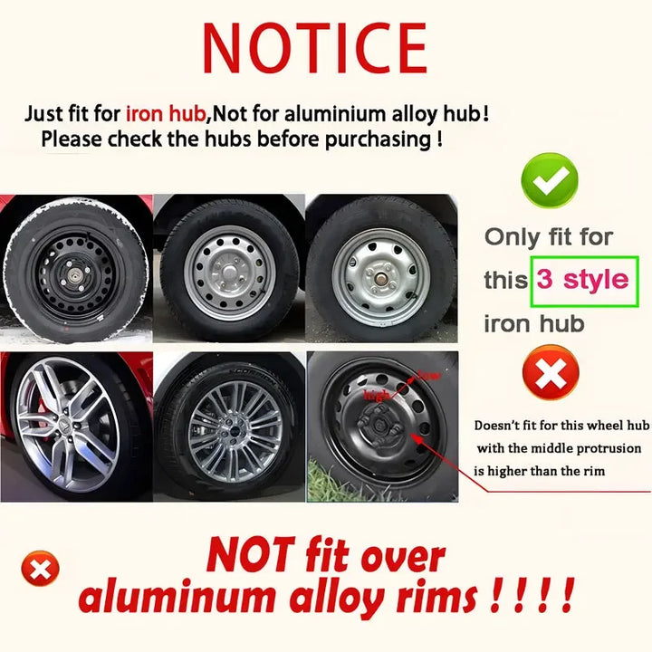 Universal Wheel Cover Hubcap Replacement