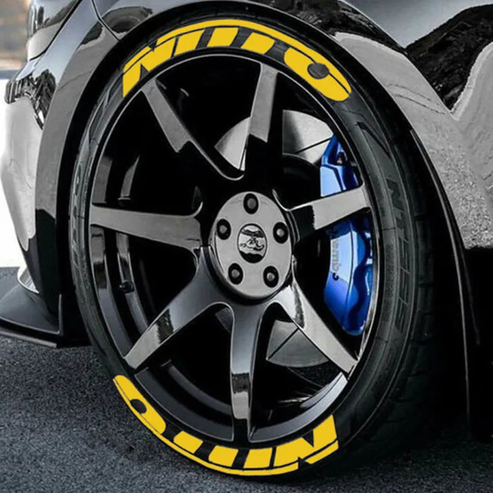 3D Car Tires & Wheel Stickers