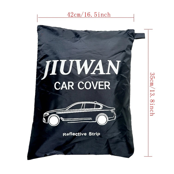 Car Cover Full Exterior Black Auto Cover Sunshade