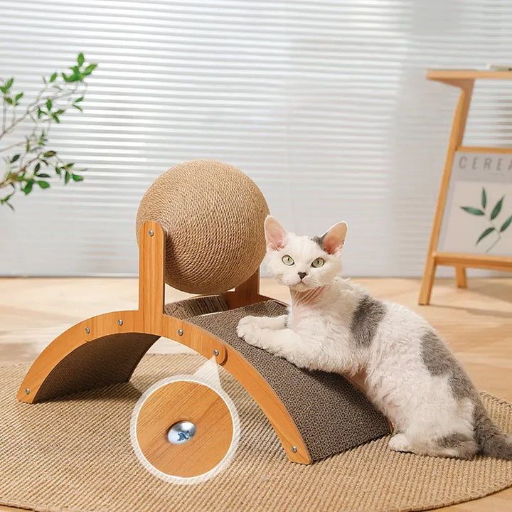 Ball Wooden Cat Scratcher