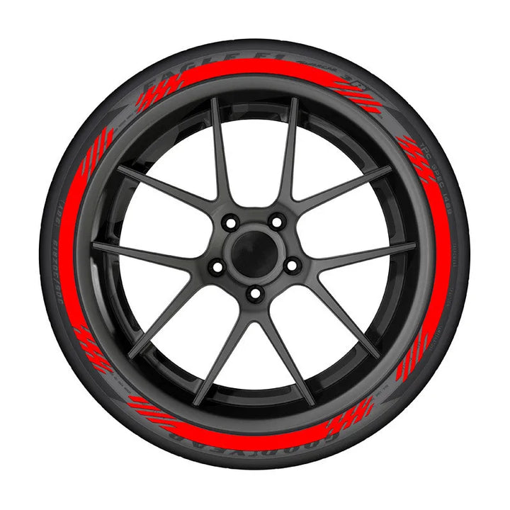 3D Car Tires & Rim Stickers