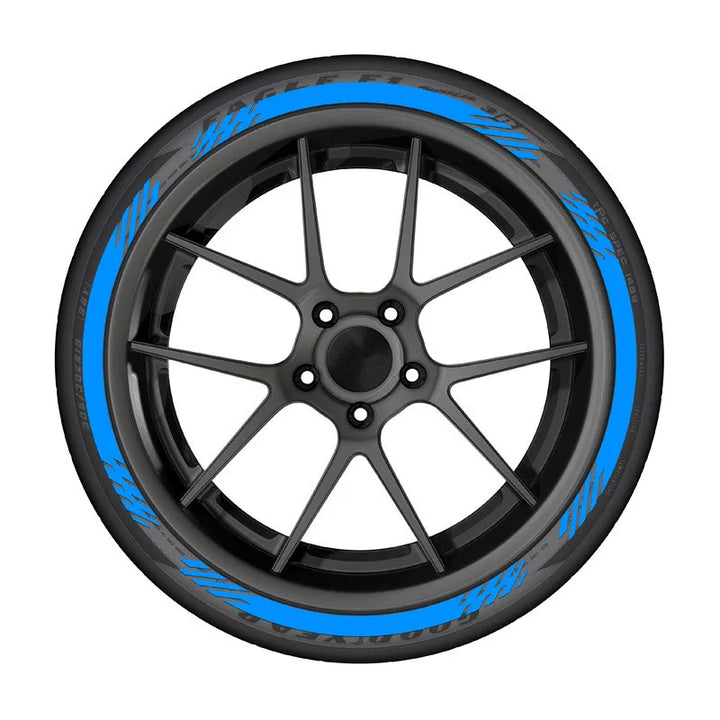 3D Car Tires & Rim Stickers