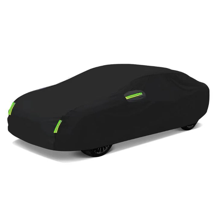 Car Cover Full Exterior Black Auto Cover Sunshade