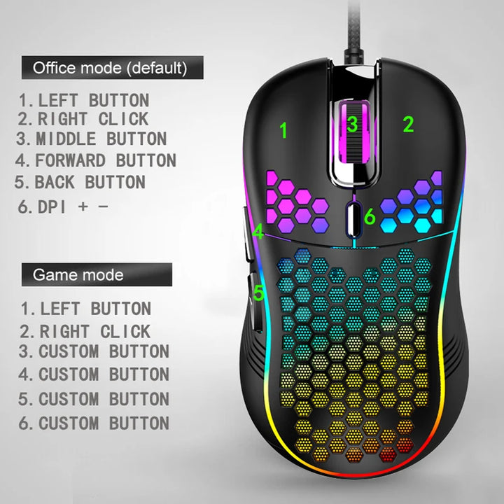DIWROLY Gaming Mouse Mechanical