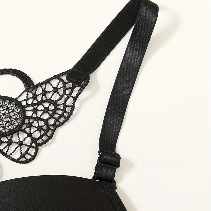 1 Piece Lace Stitching Bra