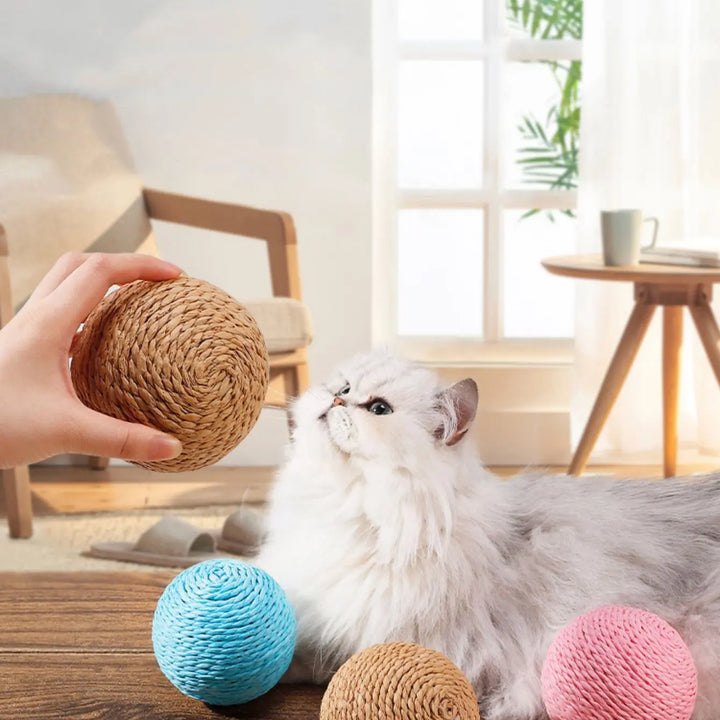 Cat Scratching Ball
